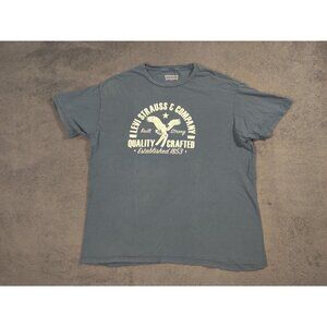 Levi Strauss & Company Shirt Adult Mens XL Blue Quality Crafted